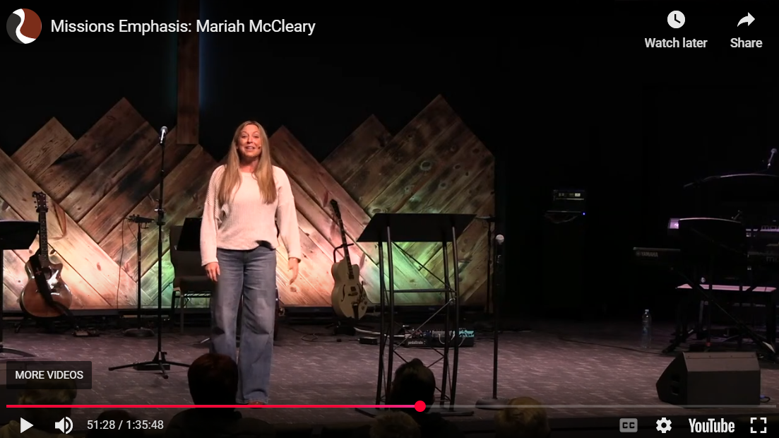 Guest Speaker at Riverview Community Church